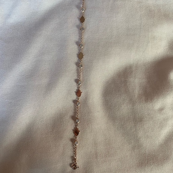 Rose Gold Hamsa Bracelet - Picture 4 of 5